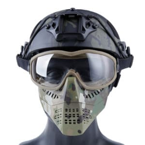 Airsoft face protection